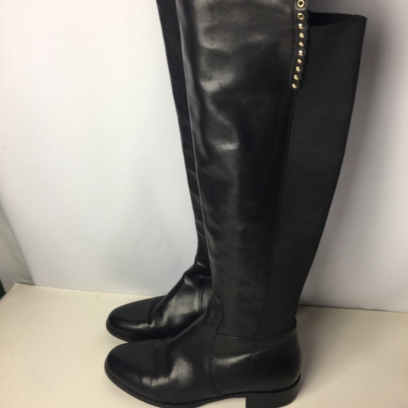 L. K. Bennett London Over The Knee Leather Boot - Picture 4 of 9